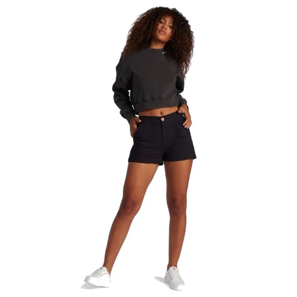 Roxy Women's Navy High Waist Shorts